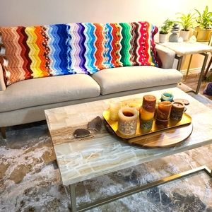 Vintage Crocheted Grandma Afgan Throw Blanket - Like New!!